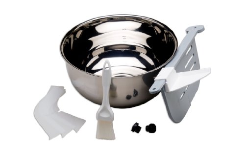 ChocoVision C5018 Holey Machine Accessory Kit for Revolation X3210 and Delta Chocolate Tempering Machines, Includes Replacement Bowl, Holey Baffle, Baffle Clip and Scrapers