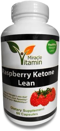 Miracle Vitamin Raspberry Ketones Plus+ Weight Loss Supplement and Appetite Suppressant (60)