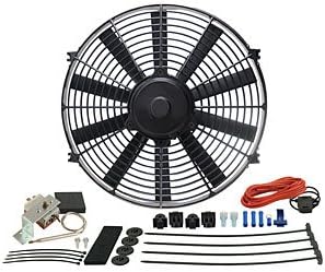 Derale 16314 Straight Blade Electric Fan 14" Diameter 1100 CFM