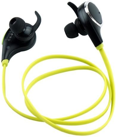 Feather-Weight Bluetooth Sweat-proof Stereo Headphones, Wireless Mic, Noise Isolating, No-tangle flat cord. iPhone and Android Compatible