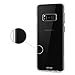 Olixar for Samsung S8 Full Body Case - 360 Degree Full Body Cover - Front + Back Protection - Clear Slim Design - Wireless Charging Compatible - FlexiCover - Clear