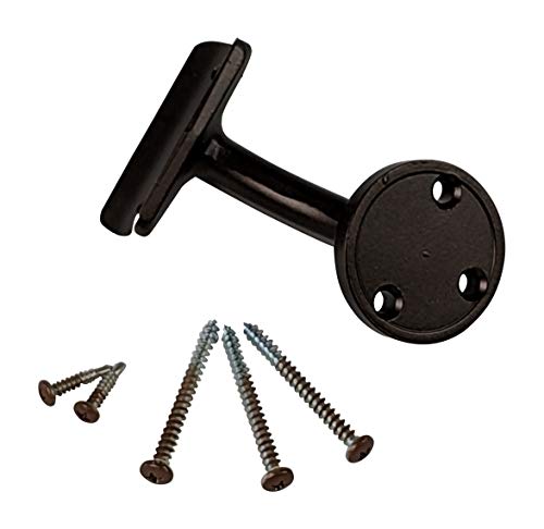 Aluminum Handrail Direct OHR 5' Wall Handrail with mounts - Dark Copper - Thumbnail 3