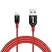 Anker Powerline+ Lightning Cable (6ft) Durable and Fast Charging Cable [Double Braided Nylon] for iPhone Xs/XS Max/XR/X / 8/8 Plus / 7/7 Plus / 6/6 Plus / 5s / iPad and More(Red)