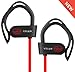 Bluetooth Headphones, Villain - Wireless Earbuds, Best Sports In-Ear Earphones, HD Stereo Sound - Noise Cancelling Mic - IPX7 Waterproof Headsets for Gym, Running, Workout, Outdoor
