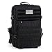 Tactical Sling Bag Pack Military Rover Shoulder Sling Backpack Molle Assault Range Bag Everyday Carry Diaper Bag Day Pack (Dark Black)