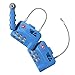 VLG Safety Luggage Lock - Extra Strong Cable Combination Lock - TSA Approved - Durable and Dependable - 100% Satisfaction Guarantee (Sky Blue)