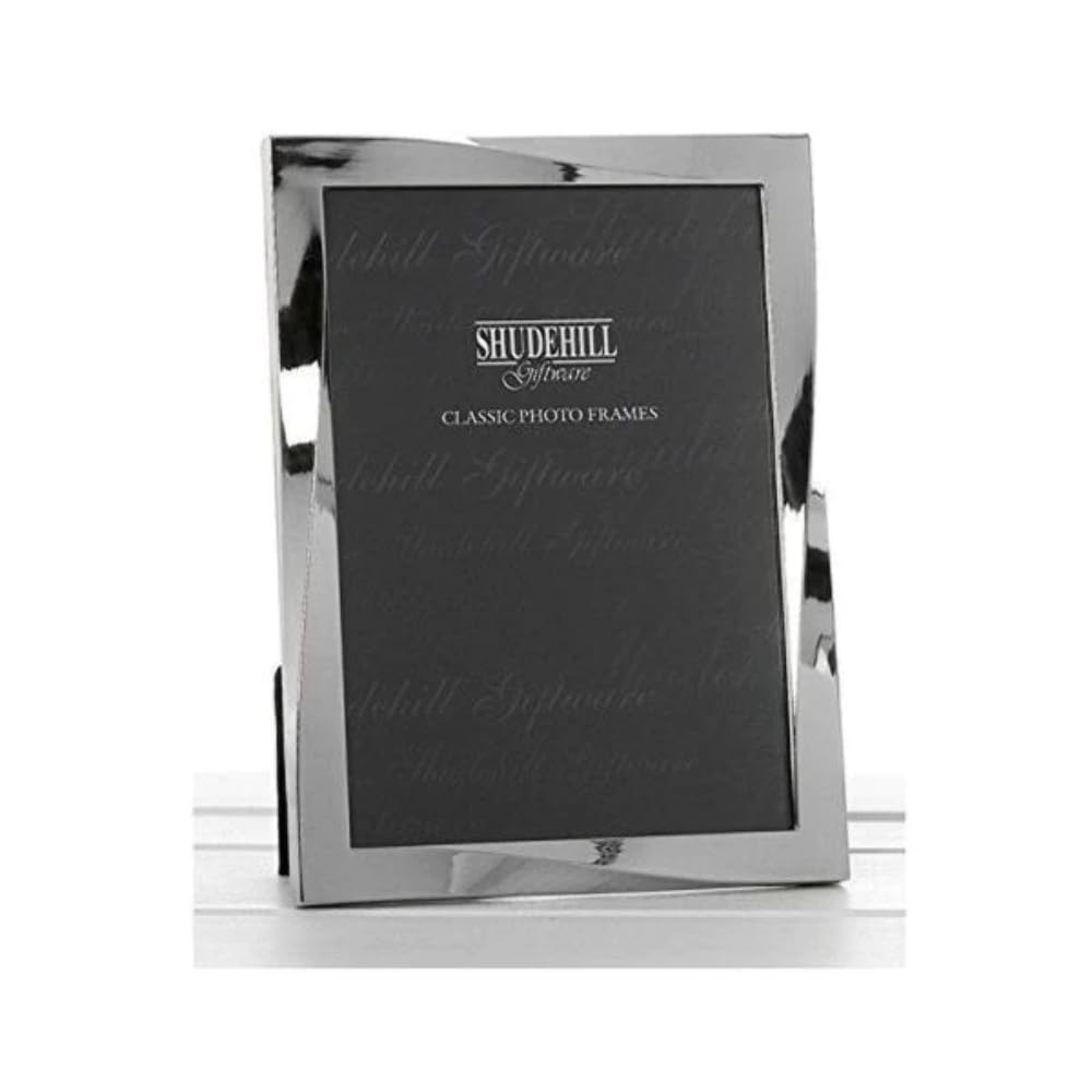 Polished Silver Twist 6x8 Photo Frame