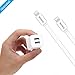Charger, Dual Port Travel Wall Power Adapter 4.2A 21W with [2-PACK] (5ft) 1.5M YUNSONG Lightning Cable USB Data Charge Sync Cable for iPhone 6S/6S Plus/5SE/5S, iPod, iPad Air/mini
