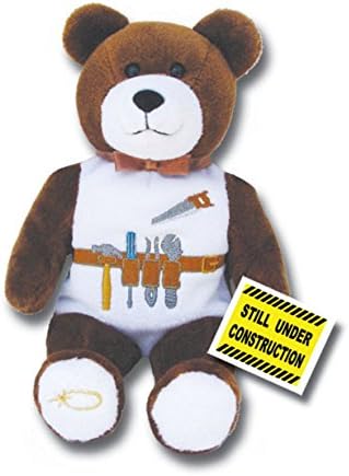 Holy Bears, Teddy Bear, 8" Approx Stuffed Animal, Handyman Tool Belt Bear.
