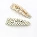 RingBuu Hair Clip - Women Bridal Vintage Faux Pearl Wrapped BB Hairpins Girls Glitter Gold/Silver Metal Alloy Hair Clip Water Drop Luxury Snap Barrettes Wedding