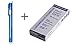 Staedtler Stick Eraser Holder and Eraser Refills(Pack of 10) Set