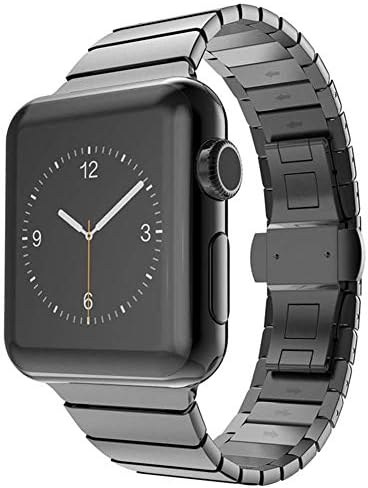 YALTOL For Iwatch Apple Watch Strap Bracelet Diamond Metal Alloy Stainless Steel Iwatch Series 4/3/2/1, 40mm/44m/38mm/42mm 4 Color Options,black,38mm