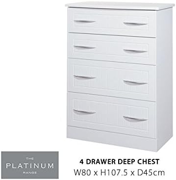 Welcome Furniture Oyster Bay 4 Drawer Deep Chest Amazon Co Uk Kitchen Home