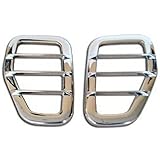 Hummer H3 Triple Chrome Plated Side Marker Light Bezel Covers (Fits: 2006-2010 Hummer H3's)