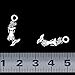 VIDRIO Pack of 80 Mermaid Charms Pendants Silver Craft Supplies for Jewelry Making Tibetan Accessories for Bracelets Necklace DIY