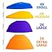 Special Supplies 11-Pieces Set Stepping Stones for Kids Indoor and Outdoor Balance Blocks Promote Coordination, Balance, Strength Child Safe Rubber, Non-Slip Edging
