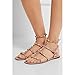 MERUMOTE Women's Rivets Studs Strap Flats Summer Daily Buckle Flat Sandals