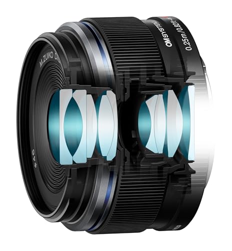 OM SYSTEM M.Zuiko Digital 17mm F1.8 II Fixed Lens Micro Four Thirds | Compact 112g wide angle lens for travel and scenery. F1.8 luminous aperture and 0.25m focusing distance.