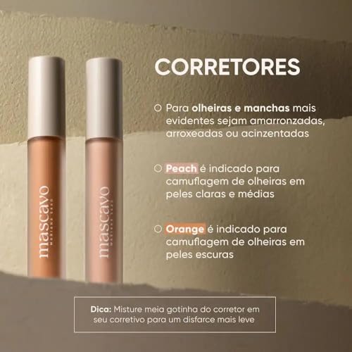 Mascavo Soft Blur Corretivo Líquido Peach 6g