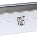 Mooca 8 Slots Deluxe Leatherette Glasses Storage Case with Clear View Top, White
