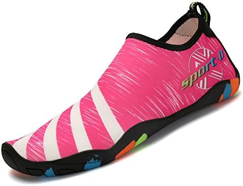 ASUGE Mens Womens Water Shoes Quick Drying Aqua Socks Lightweight Barefoot Swim Shoes Outdoor Slippers