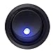 HOTSYSTEM New 3pc Car Truck Rocker Toggle LED Switch Blue Light On-off Control