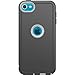OtterBox Defender Series for Apple iPod Touch 5th Generation and New iPod Touch Case - Retail Packaging - Glacier (White/Grey)
