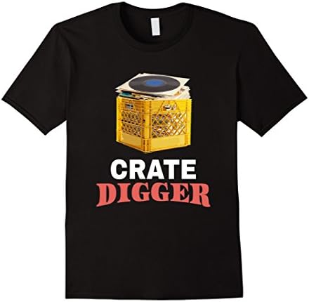 Crate Digger TShirt - Vinyl Record Shirt for Men and Women