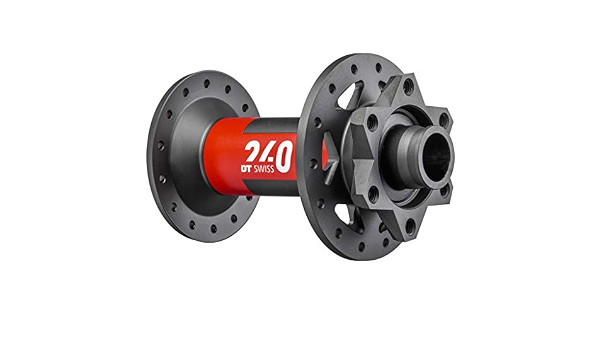 DT Swiss 240 Front Hub - 15 x 110mm, 6-Bolt Disc, 32h, Black/Red : Sports \u0026  Outdoors