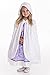 Little Adventures Traditional Hooded Princess Cloaks (White, L/XL Age 5-9)
