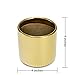 Metallic Gold, Succulent Plant Pot - 4 inch Pot Can Hold Large & Small Succulents, Cactus and Flowers - Cylindrical Modern Design - Gold for in-Style Look