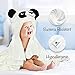 Premium Organic Bamboo Hooded Baby Towel - Large, Soft Panda Bath Robe for Boy or Girl - Perfect Shower Gift - Sized for Babies, Newborns, Infants, Toddlers & Kids - Super Absorbent and Hypoallergenic