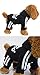 Scheppend Adidog Pet Clothes for Dog Cat Puppy Hoodies Coat Winter Sweatshirt Warm Sweater Dog Outfits, Black XX-Large