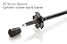 Red-Guru Collapsible Telescopic Trekking Poles - All Terrain Outdoor Trail Hiking/Walking Sticks | Height Adjustable for Men and Women | Sweat Absorbing EVA Grips | 1 Pair Black