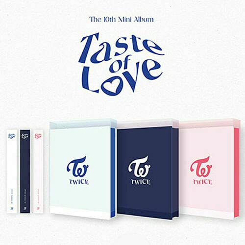 Twice Twice Taste Of Love 10th Mini Album Taste Fallen In Love 3ver Full Set 3cd 3p Unfolded Poster 3 Photo Book 3 Lenticular Card 3 Taste Card 3 Pre Order Item Etc