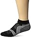 Balega Unisex Enduro Low Cut Athletic Running Socks (1 Pair), Black/Grey, X-Large