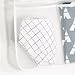 FRETOD Shower Curtain Caddy 6 Pockets Loading 25LB - Quick Dry Shower Rod Mesh Hanging Organizer