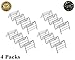 Taco Holder 4 Pack Stainless Steel Taco Stand Taco Rack Space for up to 16 Hard or Soft Shell Tacos