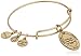 Alex and Ani Because I love you, Grandmother II Expandable Rafaelian Gold-Tone Bangle Bracelet