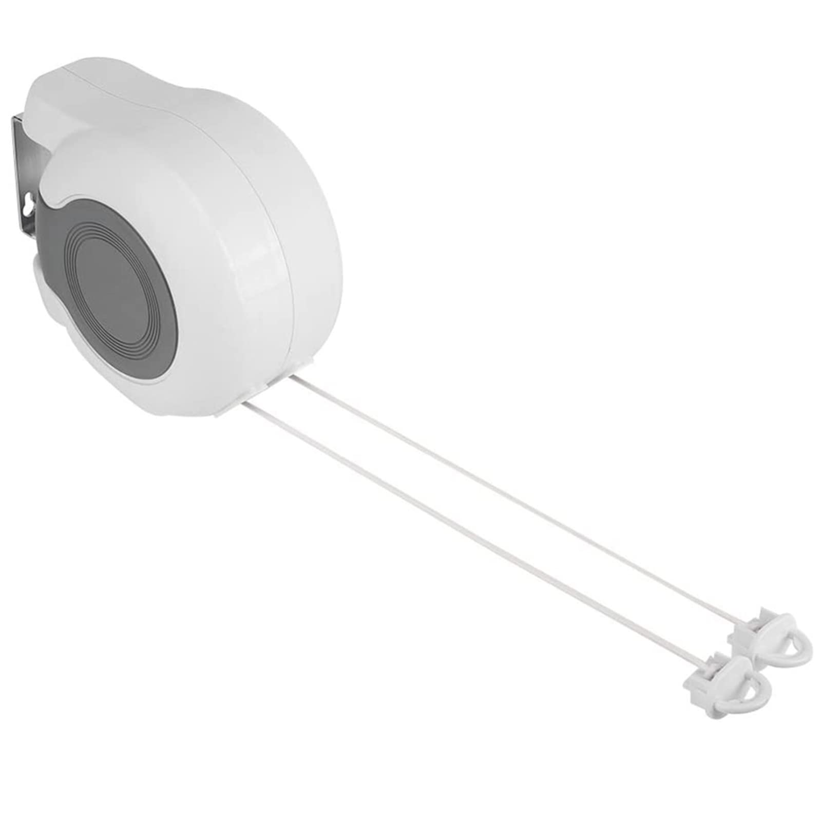 Washing Line Retractable Clothes Airer Line Adjustable Double Washing Line Clothesline Retractable Outdoor Fil Linge Washing Line for Balcony, Garden, Indoor and Outdoor Drying Length of