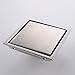 KES Invisible Tile-in Drain 6-Inch by 6-Inch SUS 304 Stainless Steel Rustproof with Strainer, V252S15