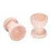 Johouse Wooden Egg Cup, 12PCS Egg Holder Stands Easter Painted Graffiti Tools for DIY Blank Easter Eggs Painting Decoration