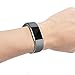 iGK For Fitbit Charge 2 Bands, Adjustable Replacement Bands with Metal Clasp for Fitbit Charge 2 Wristbands Classic Edition Black Grey Large