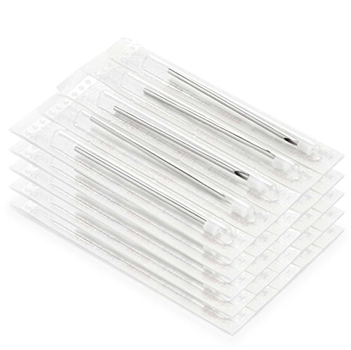 ACE Needles 100 Mix Body Piercing Needle Sizes 12g, 14g, 16g, 18g and 20g (20 pcs Each) - Thumbnail 2