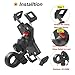 Automatic Shrinkage Bike/Motorcycle Phone Mount/Holder on Handlebar Flexible Stretch & 360 Degree Adjustment Suitable for iPhone/Android 4.0-6.5 inches Cellphonesthumb 2