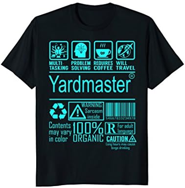 Yardmaster Multitasking Job Title Shirts