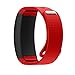 For Samsung Gear Fit 2 SM-R360, Ikevan ® Fashion Luxury Small size Silicone Watch Replacement Band Strap For Samsung Gear Fit 2 SM-R360 (Red)