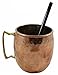 Reusable 7-Inch Black Glass Drinking Straws (4 pack), No-Bend Eco-Friendly Straws Ideal for Moscow Mule, Cocktails, Kids Etc, Cleaning Brush Included