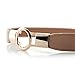 VOCHIC Womens Skinny Dress Belt for Ladies Fashion Elastic Waist Band Belts Gold Buckle