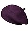 Dahlia Women's Fluffy Twisted Beret Acrylic Knit Beanie Hat